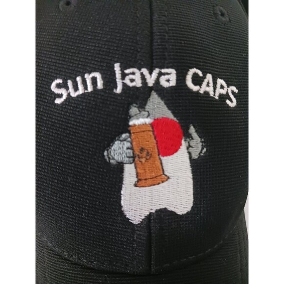 Vintage Java Cap/Hat Black With Duke Logo Sun Microsystems Oracle Sun Java CAPS - Picture 2 of 5